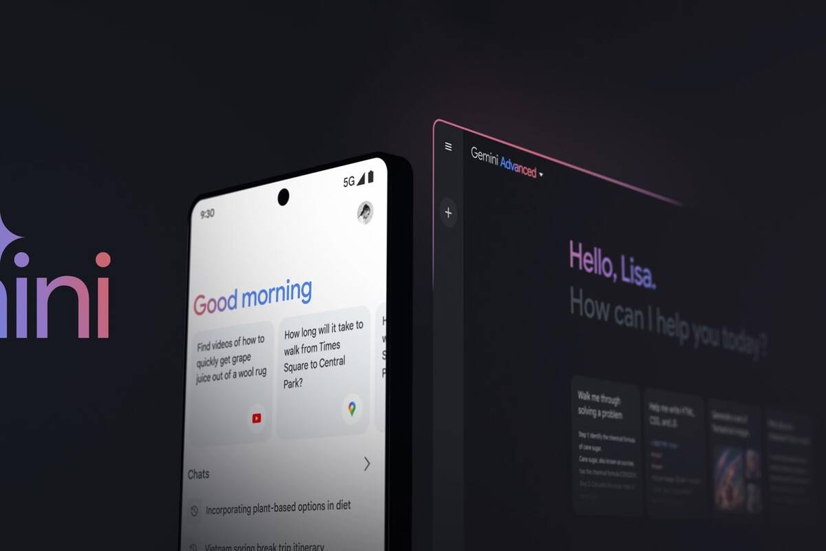 Gemini: Google cambia oficialmente el nombre de su IA y lanza su primera aplicación