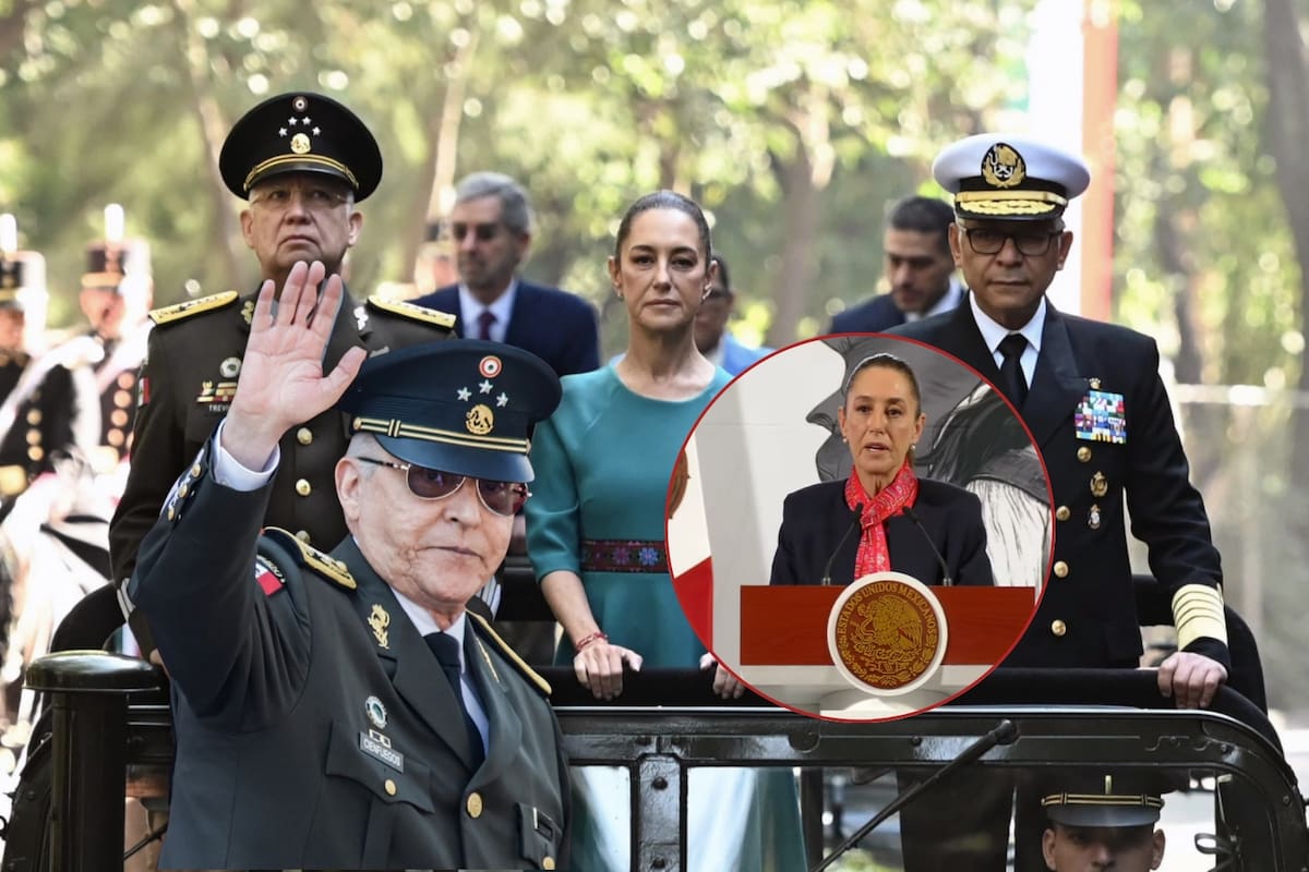 “No vimos razón para que no se cumpliera el protocolo”: Claudia Sheinbaum defiende la presencia de Salvador Cienfuegos en la Marcha de la Lealtad