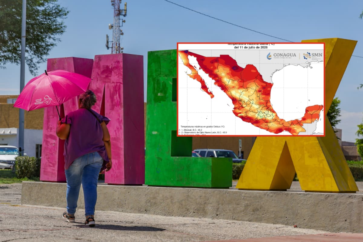 Pese a vientos y nubosidad, Mexicali continúa como la ciudad más caliente de México