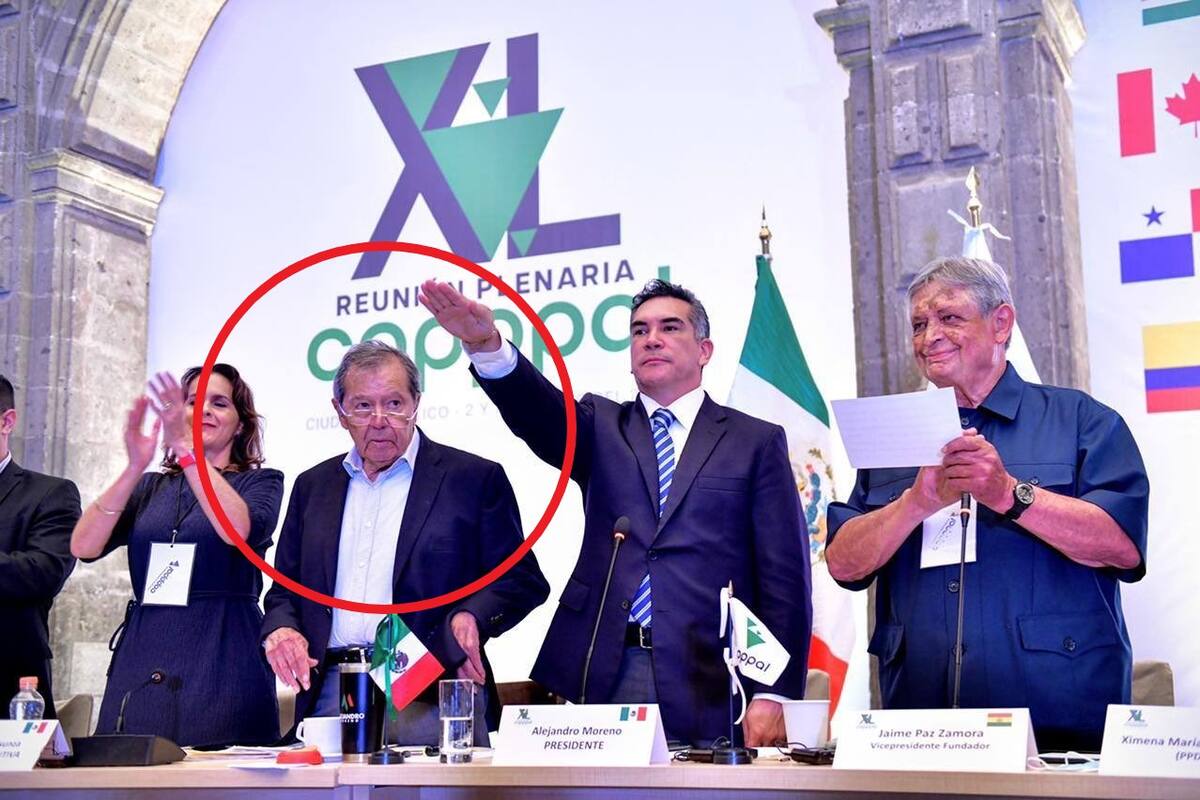Difunden foto de Porfirio Muñoz Ledo con "Alito" Moreno