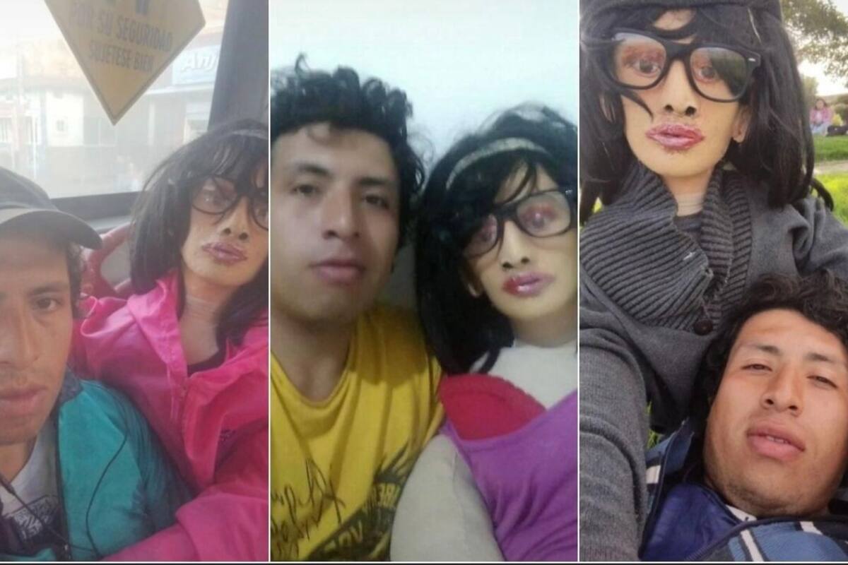 VIDEO: Joven presenta a su “familia” de trapo en redes sociales y provoca terror a los internautas