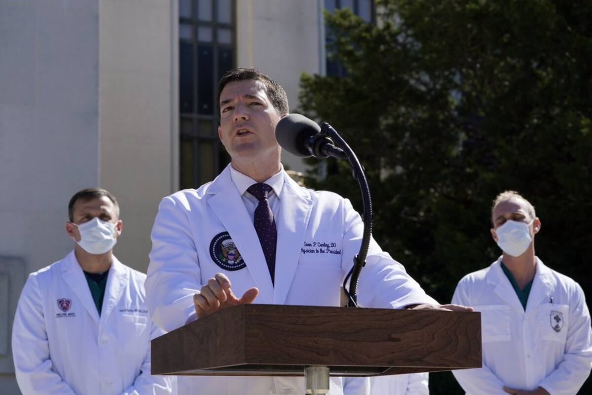 Para Trump, vienen dos días críticos por Covid-19: médicos que lo atienden