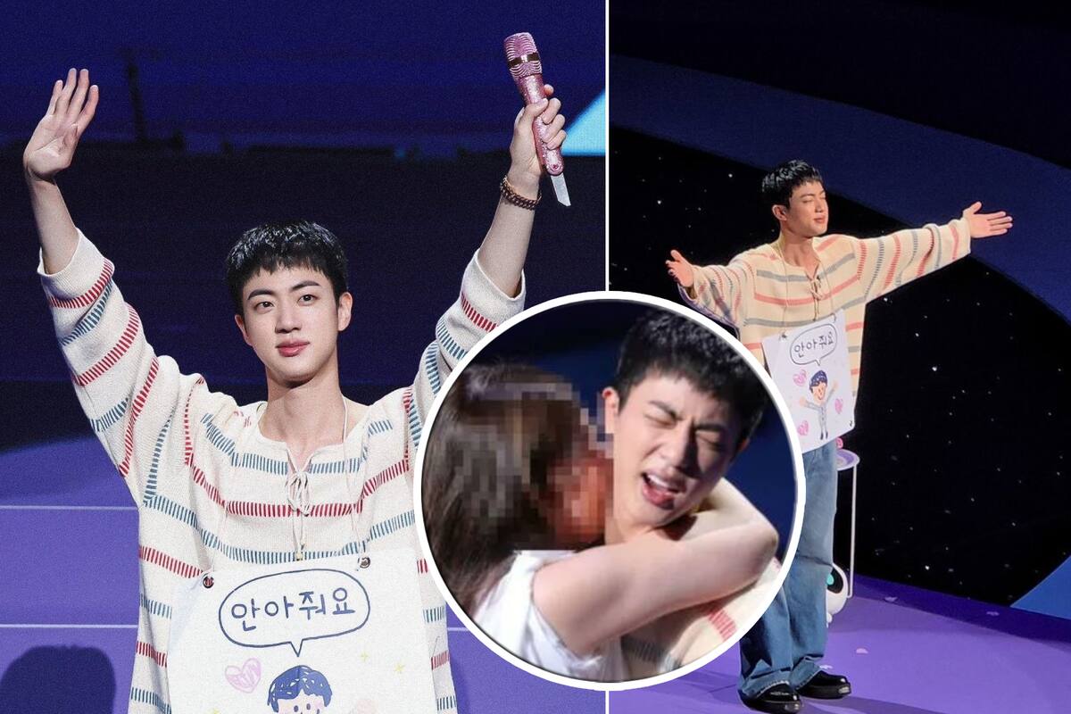 Mujer de 50 años besa a Jin de BTS sin su consentimiento; policía investiga caso de acoso