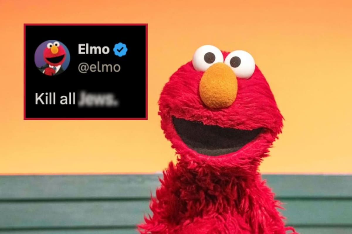 Hackean cuenta de Elmo en X y publican mensajes racistas y antisemitas