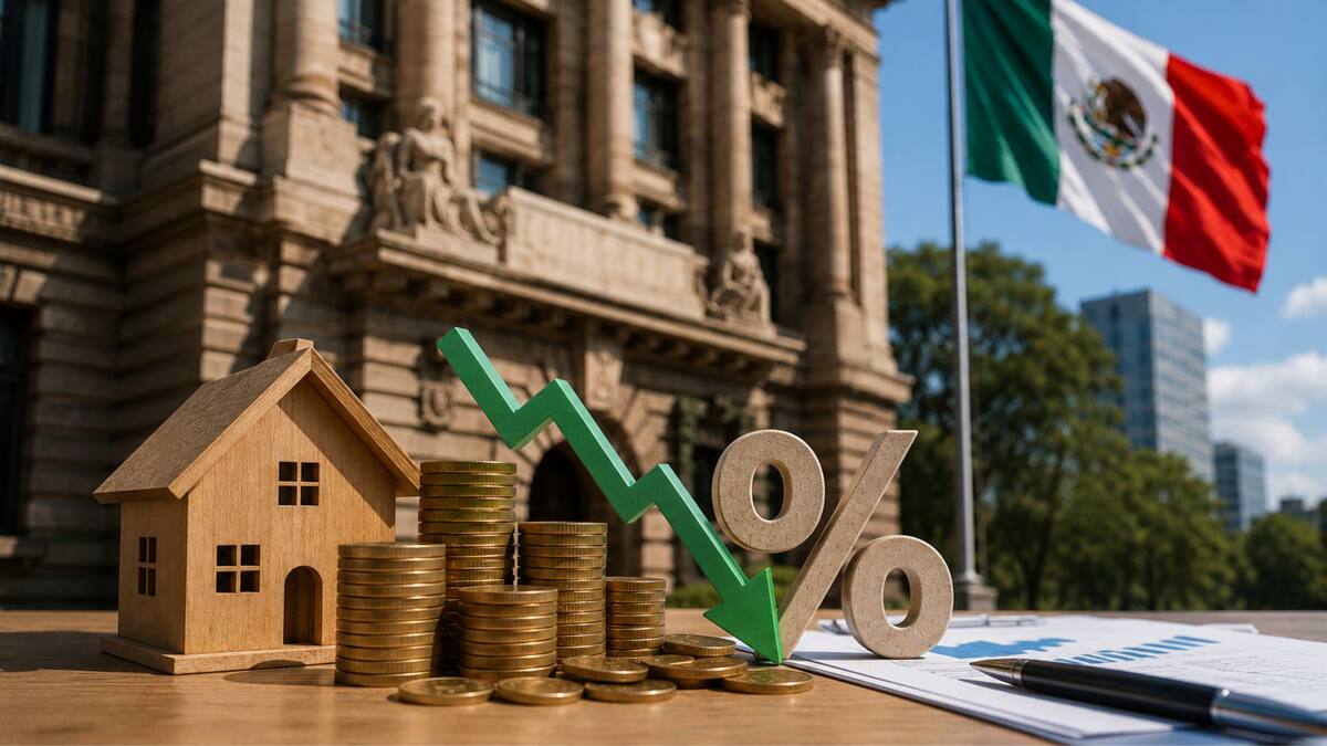 Banxico fija la tasa de interés en 6.50% tras la caída de la inflación al 4.45%, pero advierte que el alivio en los créditos tardará hasta ocho meses en reflejarse totalmente en México ¿Bajarán tus mensualidades?