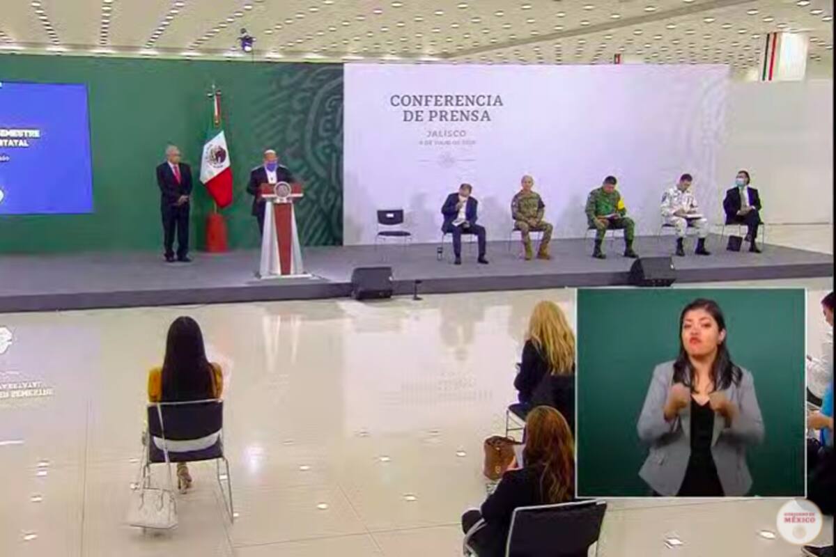 Sigue la conferencia del Gobierno de México desde Zapopan, Jalisco