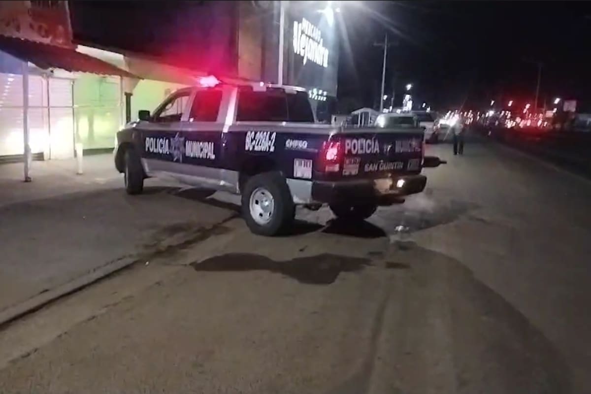 Balacera en zona comercial de San Quintín deja dos heridos