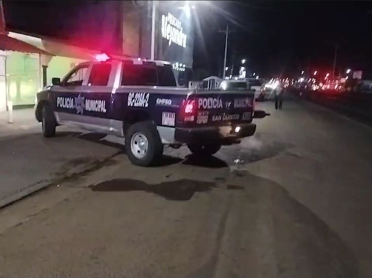 Balacera en zona comercial de San Quintín deja dos heridos