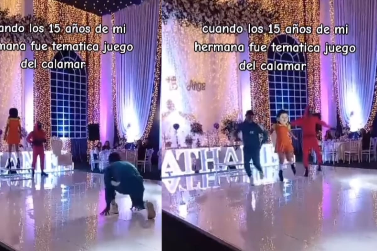 Fiesta de 15 años con temática de ‘El Juego del Calamar’ se vuelve viral en redes