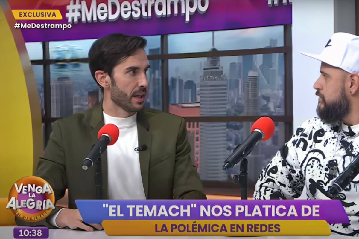 Pedro Prieto enfrenta a Temach en plena transmisión en vivo de ‘Venga la Alegría’
