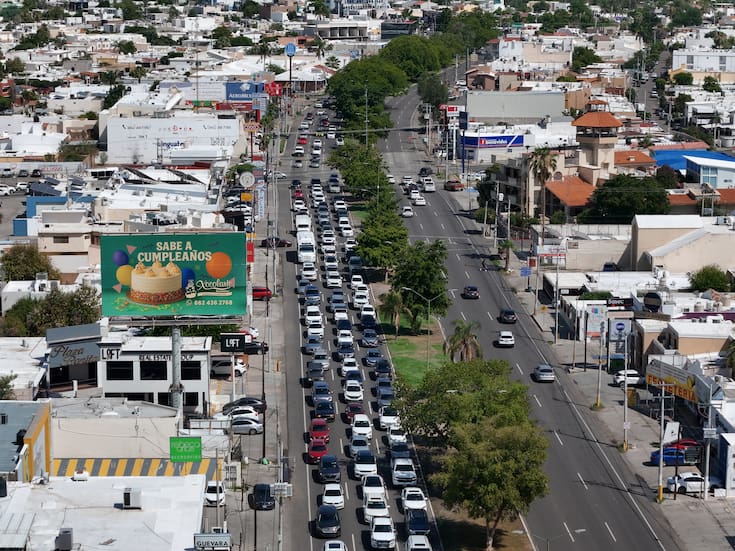 Ajustarán circulación en crucero de bulevares Navarrete y Olivares en Hermosillo por trabajos de rehabilitación