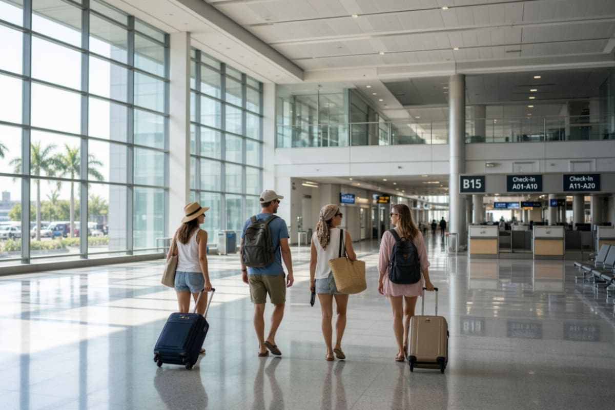 Este verano, los principales destinos de playa en México recibieron menor flujo aéreo de pasajeros