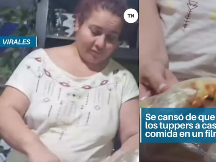 “No me devuelves las cosas, no lo quieres llevar… no los lleves”: Mujer harta de que su familia pierda los tuppers decide envolverlos en plástico