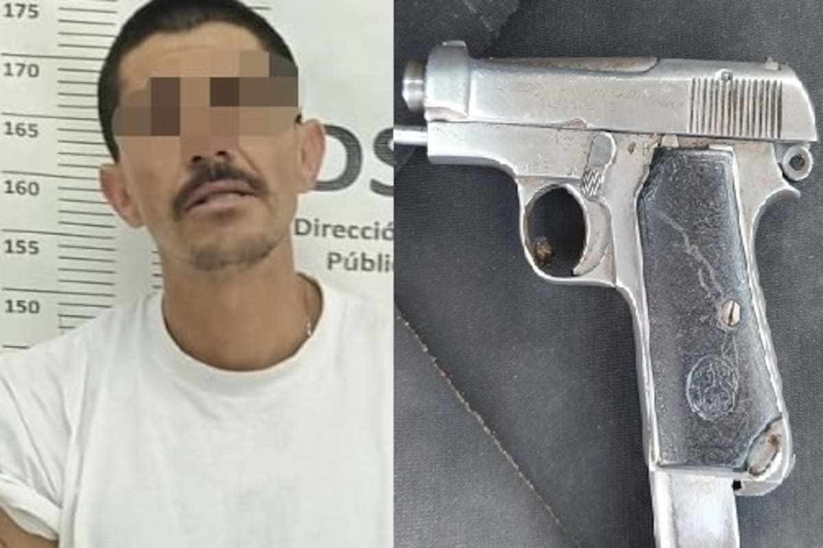 Cae hombre armado durante inspección de tránsito en el Centro Cívico