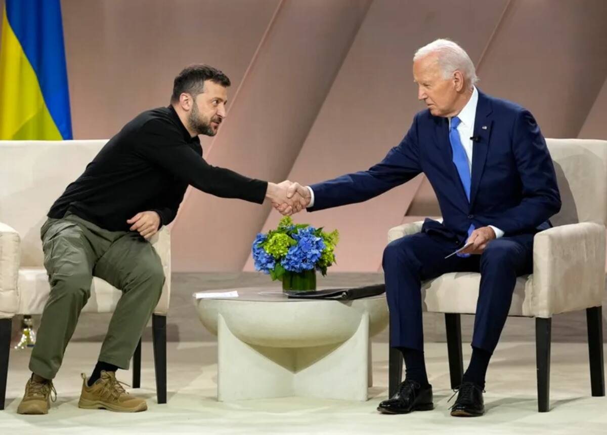 El presidente de Ucrania, Zelenskyy y Joe Biden, presidente de Estados Unidos. / EFE.