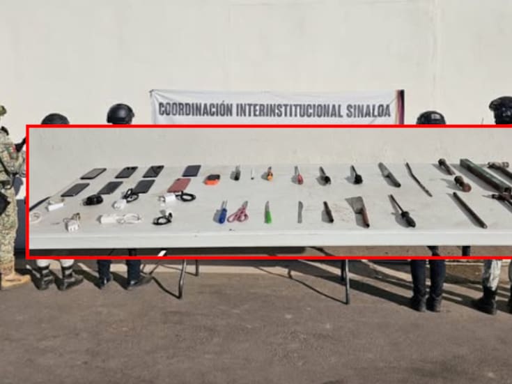 Revisión sorpresa en el penal de Aguaruto: aseguran celulares, puntas y objetos prohibidos en Culiacán