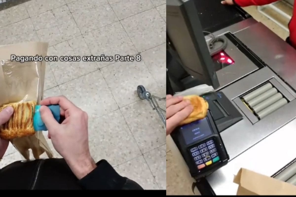 Inserta una tarjeta en un pan para pagar con ella y se vuelve viral