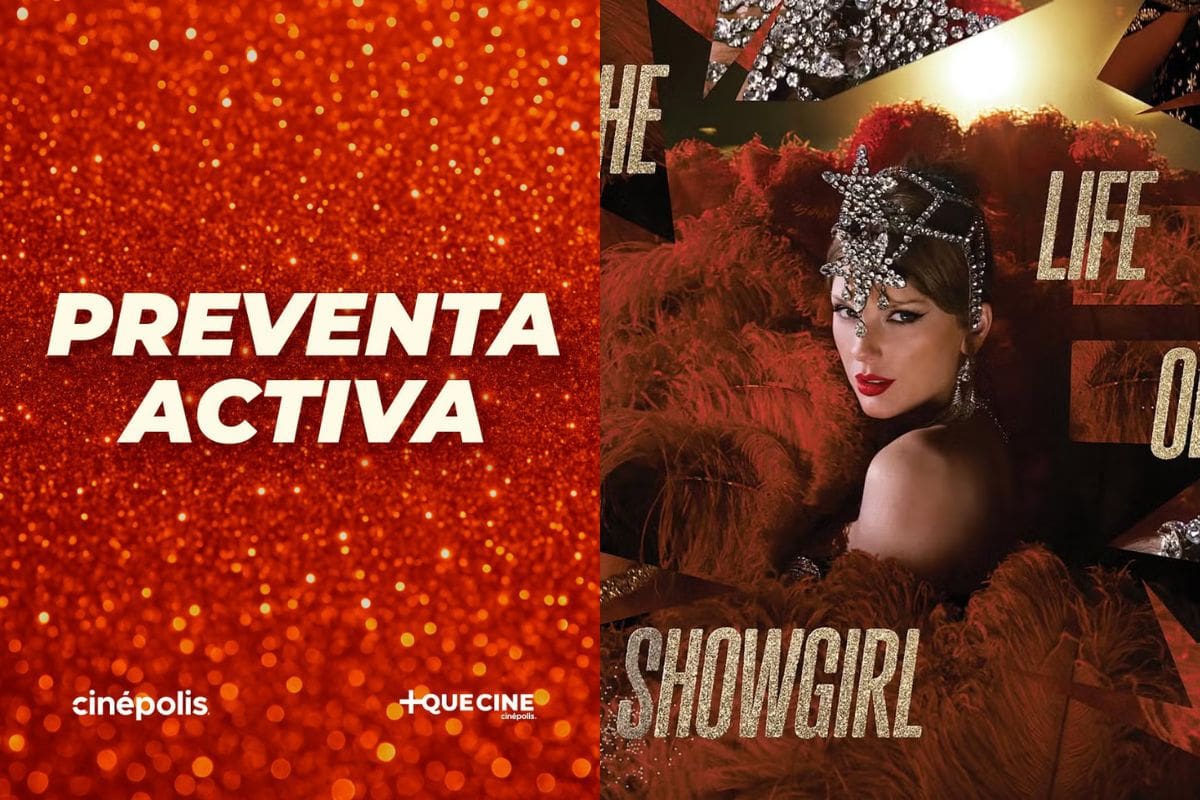 Taylor Swift llega las salas de Cinépolis: anuncian la preventa de “The Official Release Party of a Showgirl”