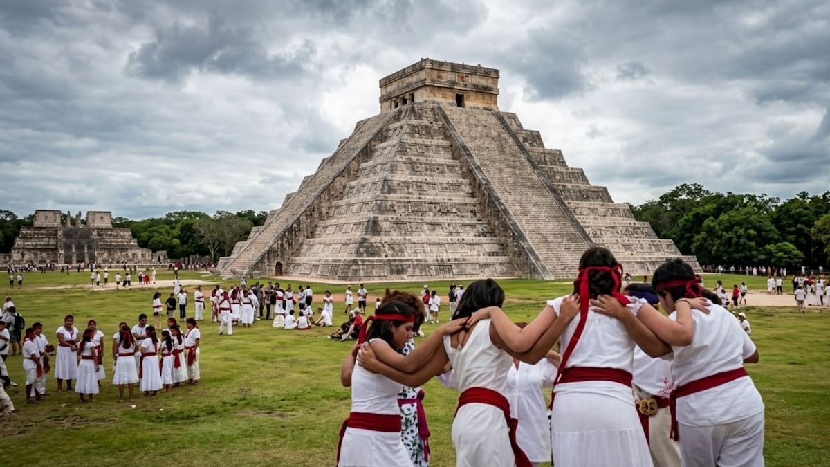 NASA selecciona por cuarta vez en 14 años al Castillo de Kukulcán en Chichén Itzá como Imagen Astronómica del Día, destacando el descenso de la Serpiente Emplumada durante el equinoccio de primavera 2026