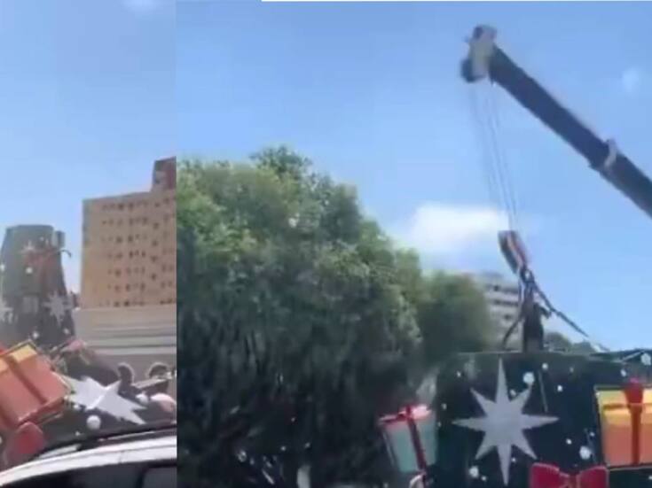 Tragedia en Brasil: Muere un trabajador cuando instalaba un árbol de navidad gigante; otro resultó herido
