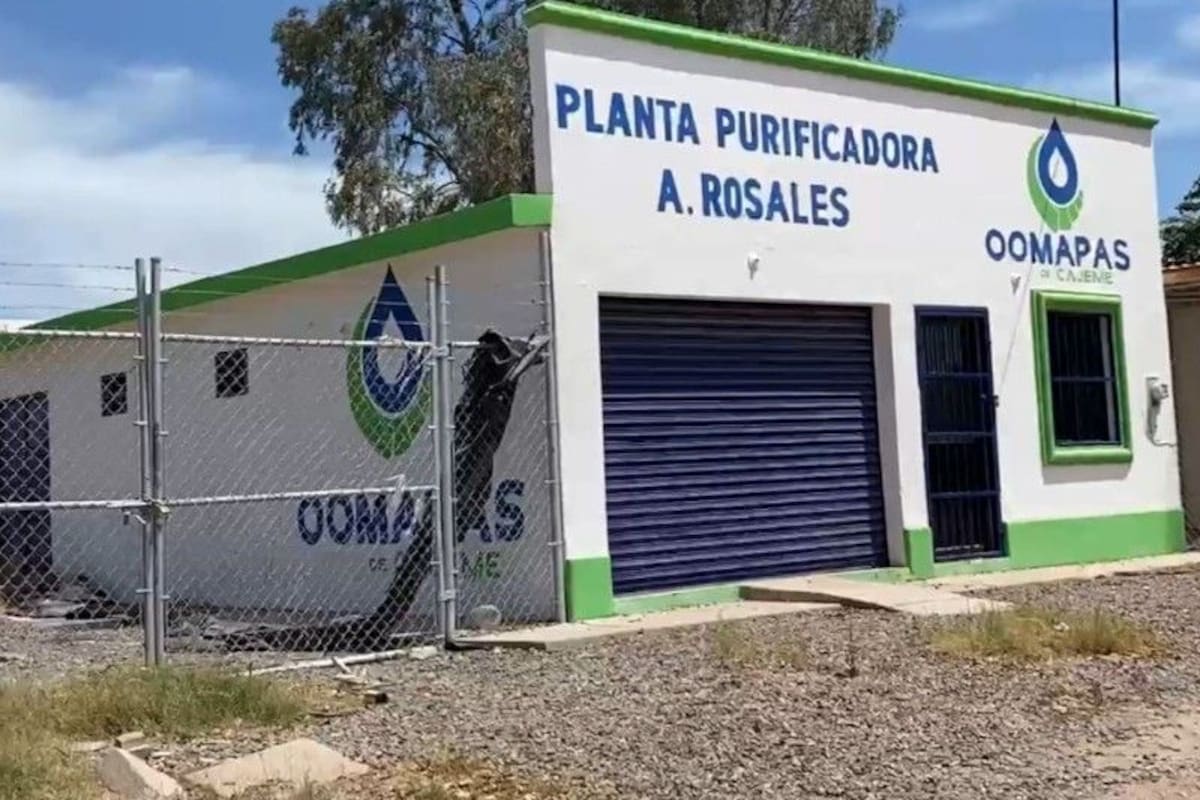 Planta potabilizadora en Ciudad Obregón ya funciona después de tres días sin servicio debido al derrame de sulfato de aluminio