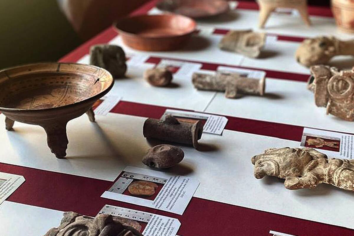 México recupera 20 piezas arqueológicas provenientes de EU