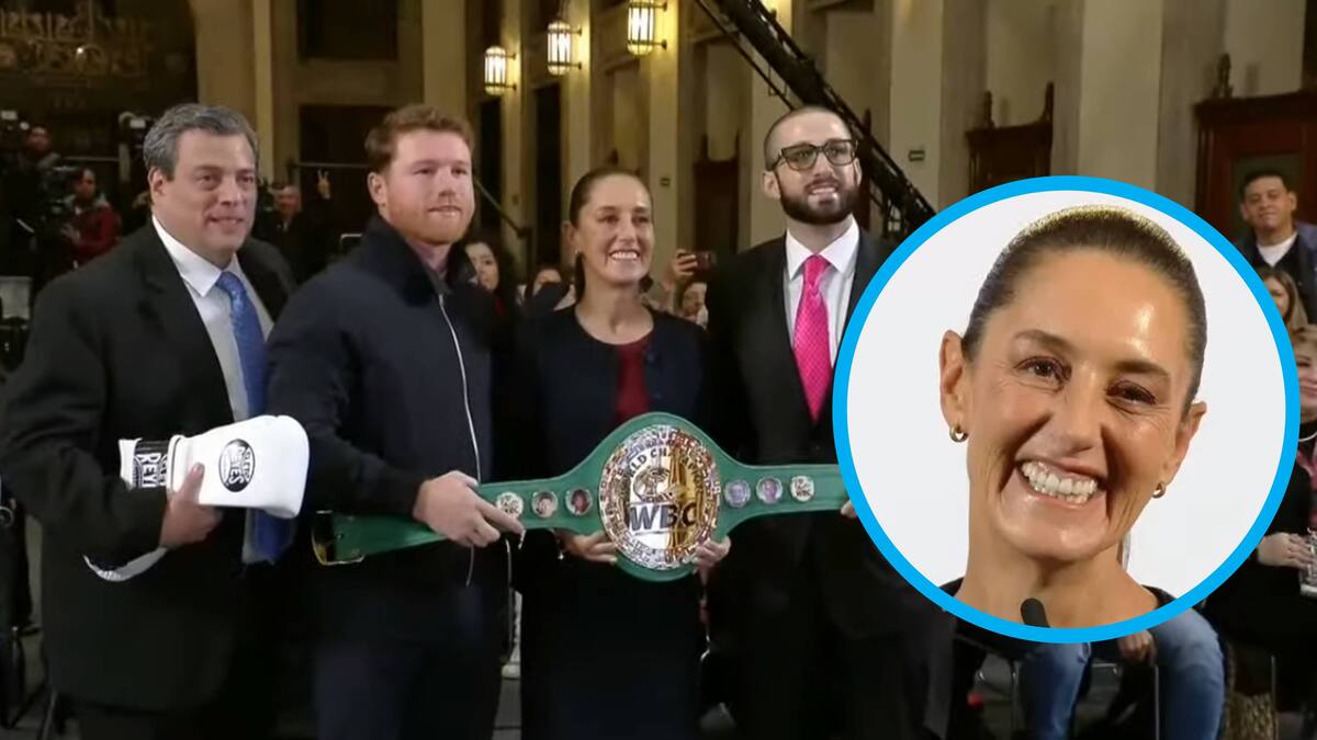 El CMB entrega a Claudia Sheinbaum 'Los Guantes Blancos de la Paz': “Es la campeona de las mujeres”