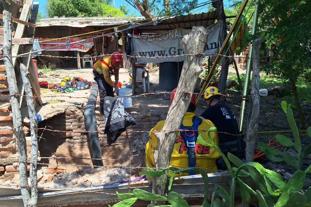 Muere hombre al colapsar fosa séptica en Bahuises, Navojoa