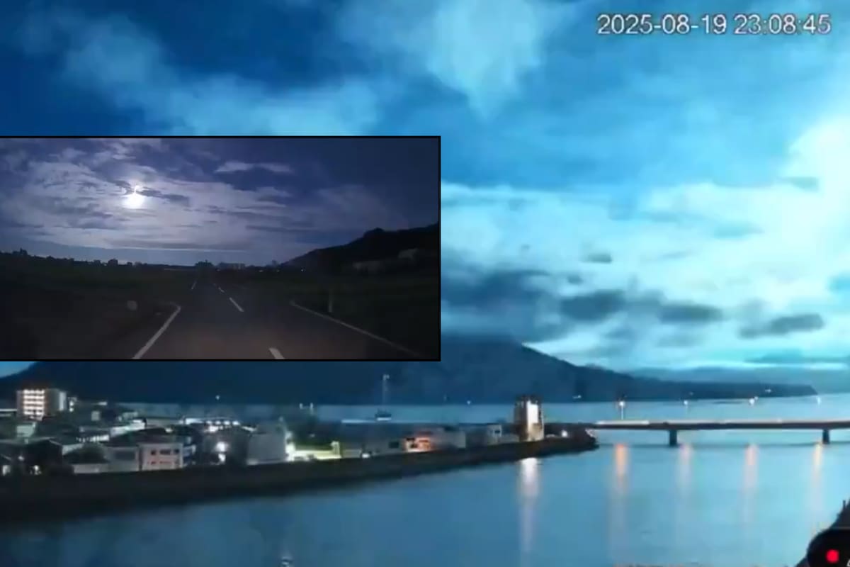 Una bola de fuego ilumina el cielo de Japón: expertos explican el fenómeno