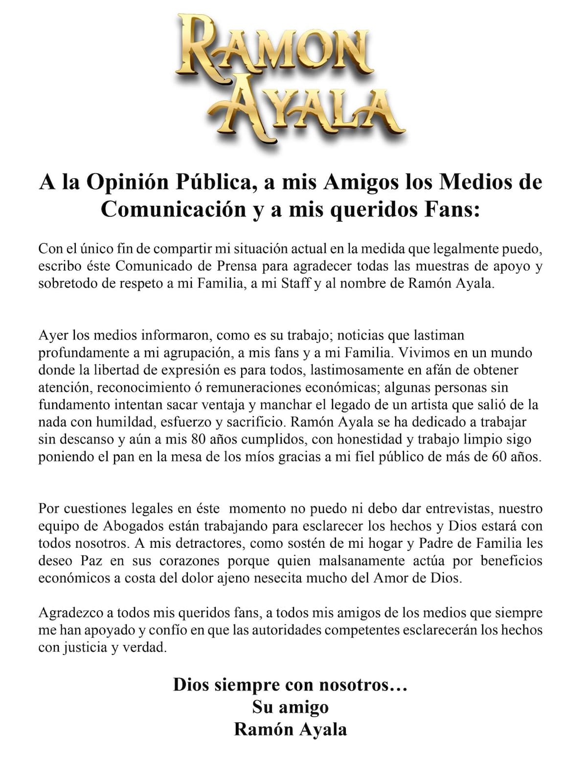 Ramón Ayala y su hijo enfrentan demanda de 25 millones de dólares por presuntos abusos sexuales y físicos a un exempleado | IG (@iamramonayala)