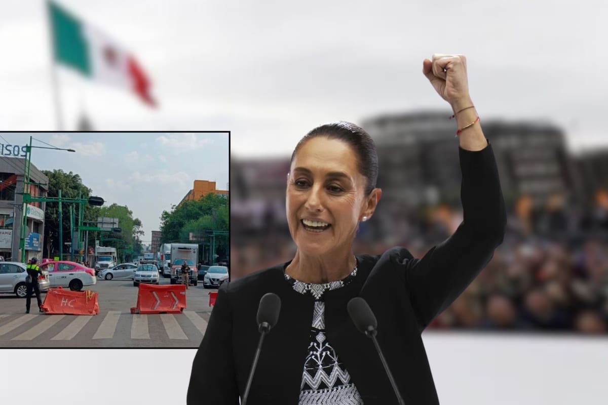 Estas son las calles que permanecerán cerradas en CDMX por el informe de Claudia Sheinbaum
