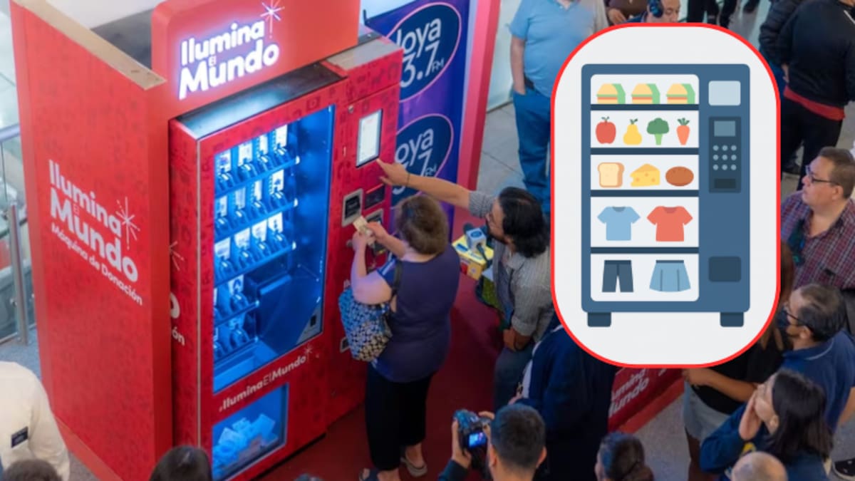 Máquinas expendedoras de caridad regresan a México: ropa, medicinas, alimentos y apoyo para personas vulnerables en plena temporada navideña