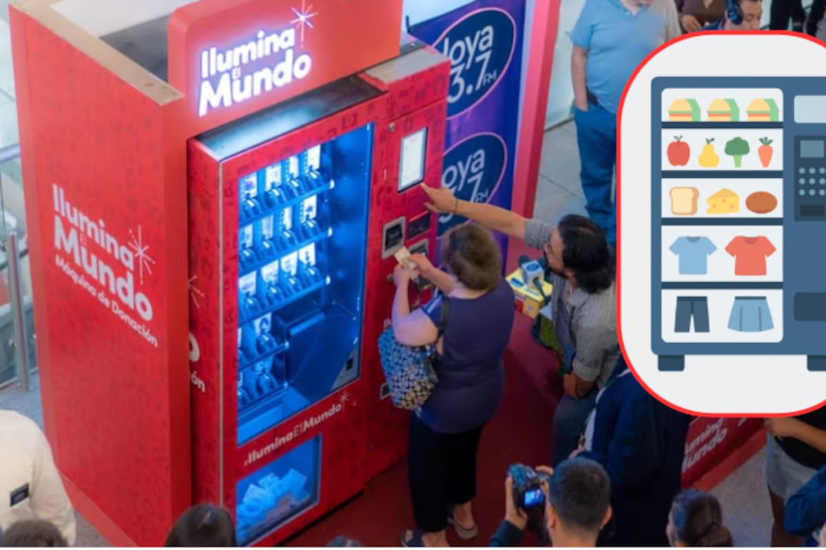 Máquinas expendedoras de caridad regresan a México: ropa, medicinas, alimentos y apoyo para personas vulnerables en plena temporada navideña