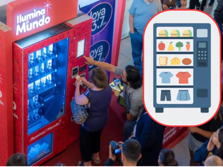 Máquinas expendedoras de caridad regresan a México: ropa, medicinas, alimentos y apoyo para personas vulnerables en plena temporada navideña