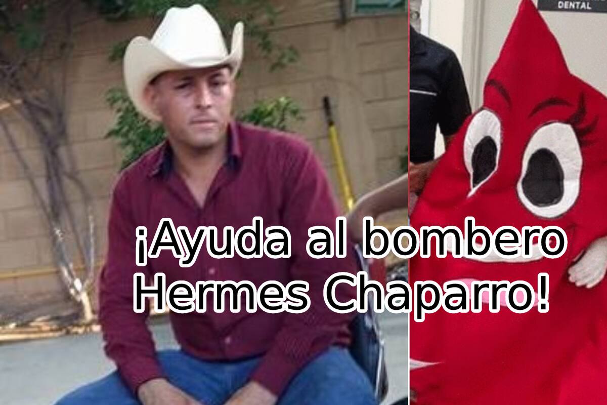 Urge apoyo para el bombero Hermes, le cayó un auto encima y necesita donadores de sangre