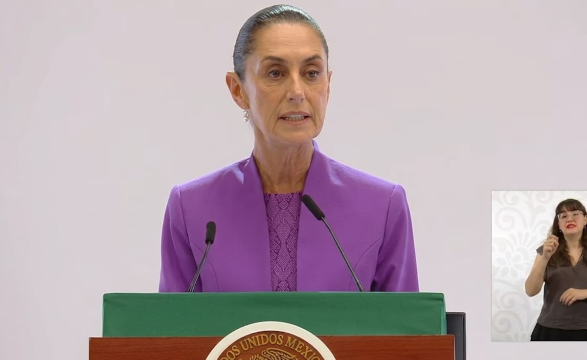 La presidenta Claudia Sheinbaum en su Segundo Informe de Gobierno este martes 1 de septiembre en el Palacio Nacional. | Captura de pantalla