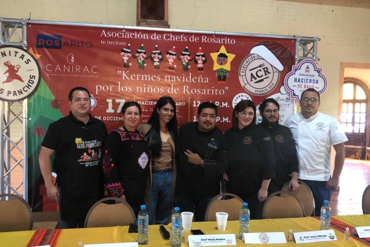 Asociación de Chefs y Canirac organizan kermés navideña en Rosarito