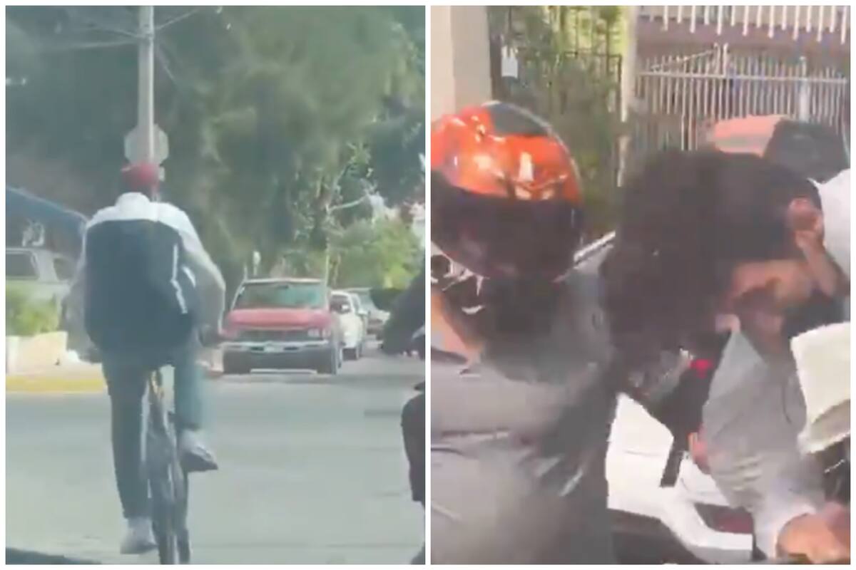 VIDEO: Atropellan en Jalisco a un ciclista mientras intentaba huir por haber robado un celular