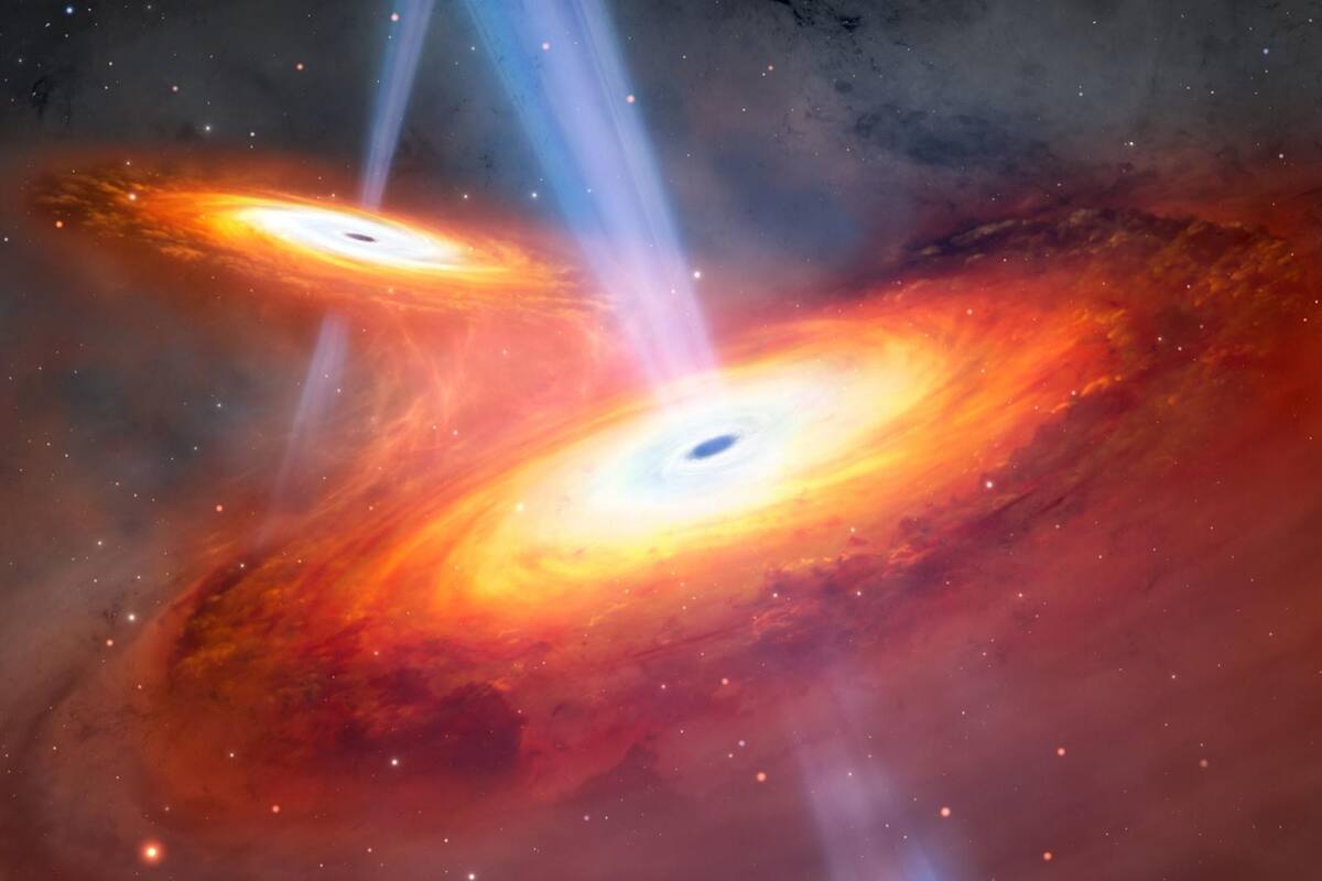 Encuentran la pareja de cuásares fusionados más distante