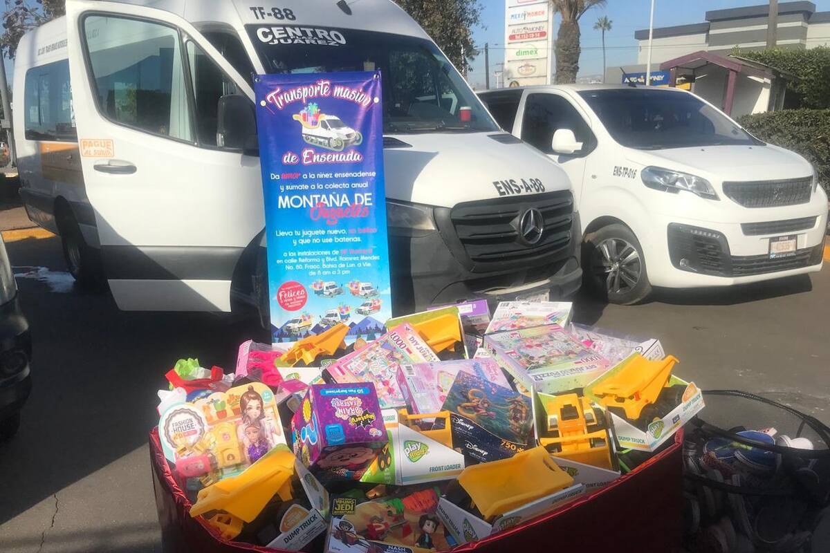 Recibe DIF Ensenada donativo de 750 juguetes de empresas transportistas