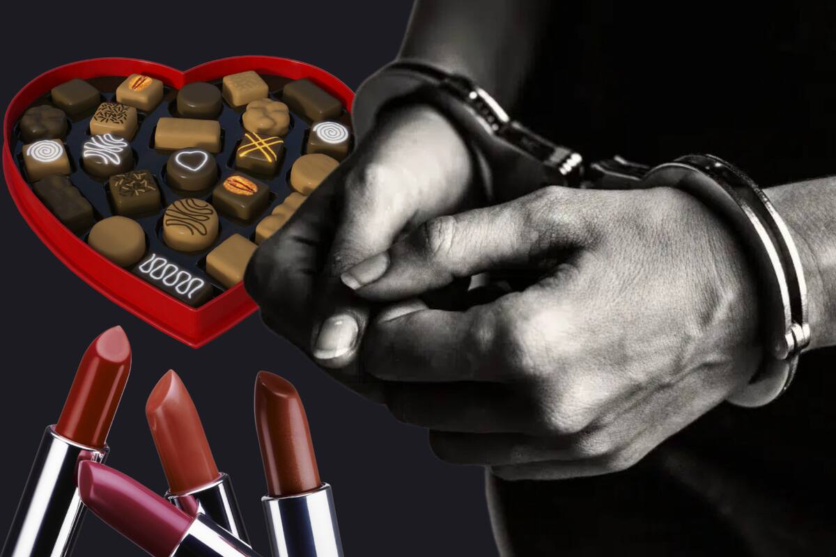 Detienen a hombre de 63 años por llevarse labiales y chocolates sin pagar
