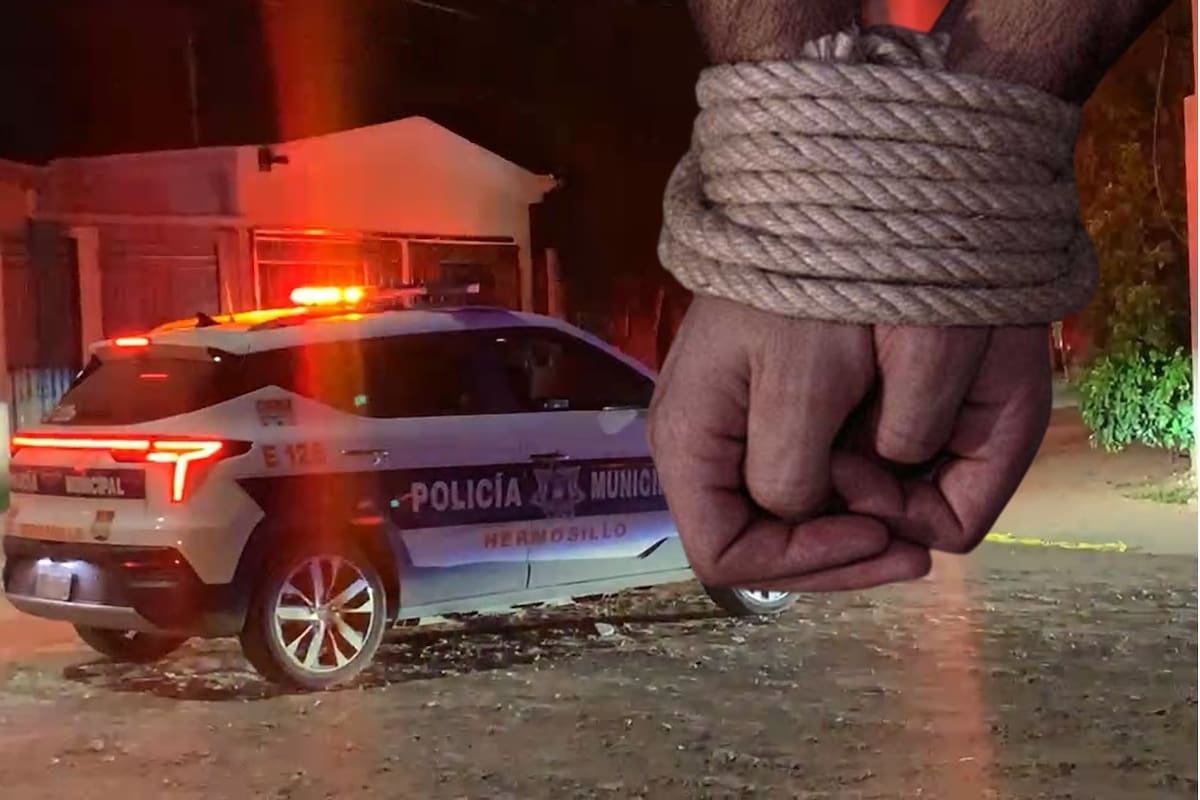 Padre de Hermosillo fue detenido por la policía tras amarrar a su hijo de pies y manos para trasladarlo a un centro antidrogas