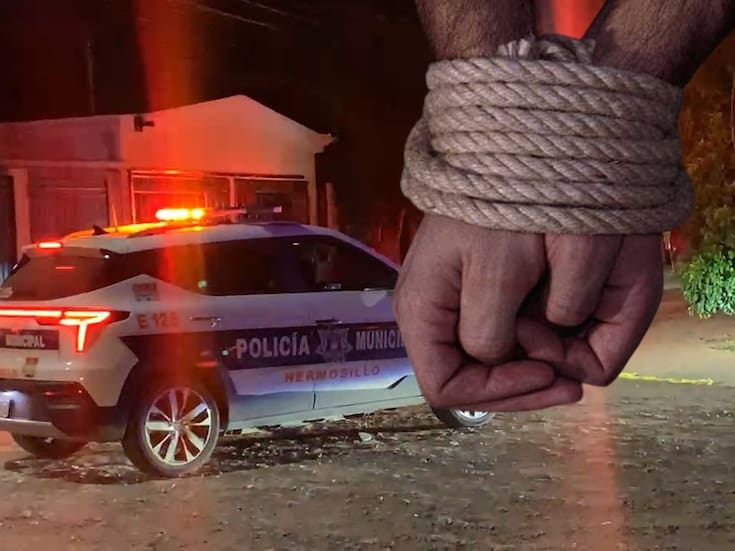 Padre de Hermosillo fue detenido por la policía tras amarrar a su hijo de pies y manos para trasladarlo a un centro antidrogas