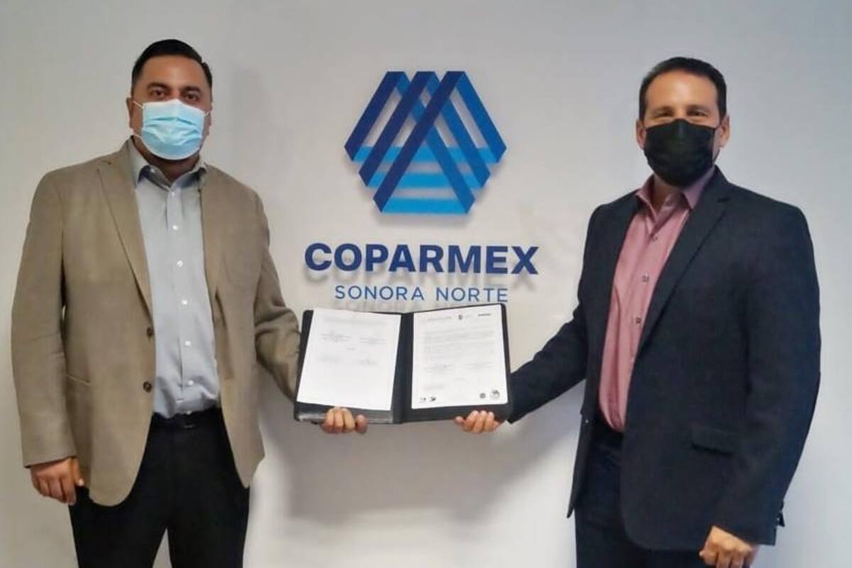 Coparmex Sonora Norte firma convenio con ITSC para vincular a estudiantes con sector empresarial