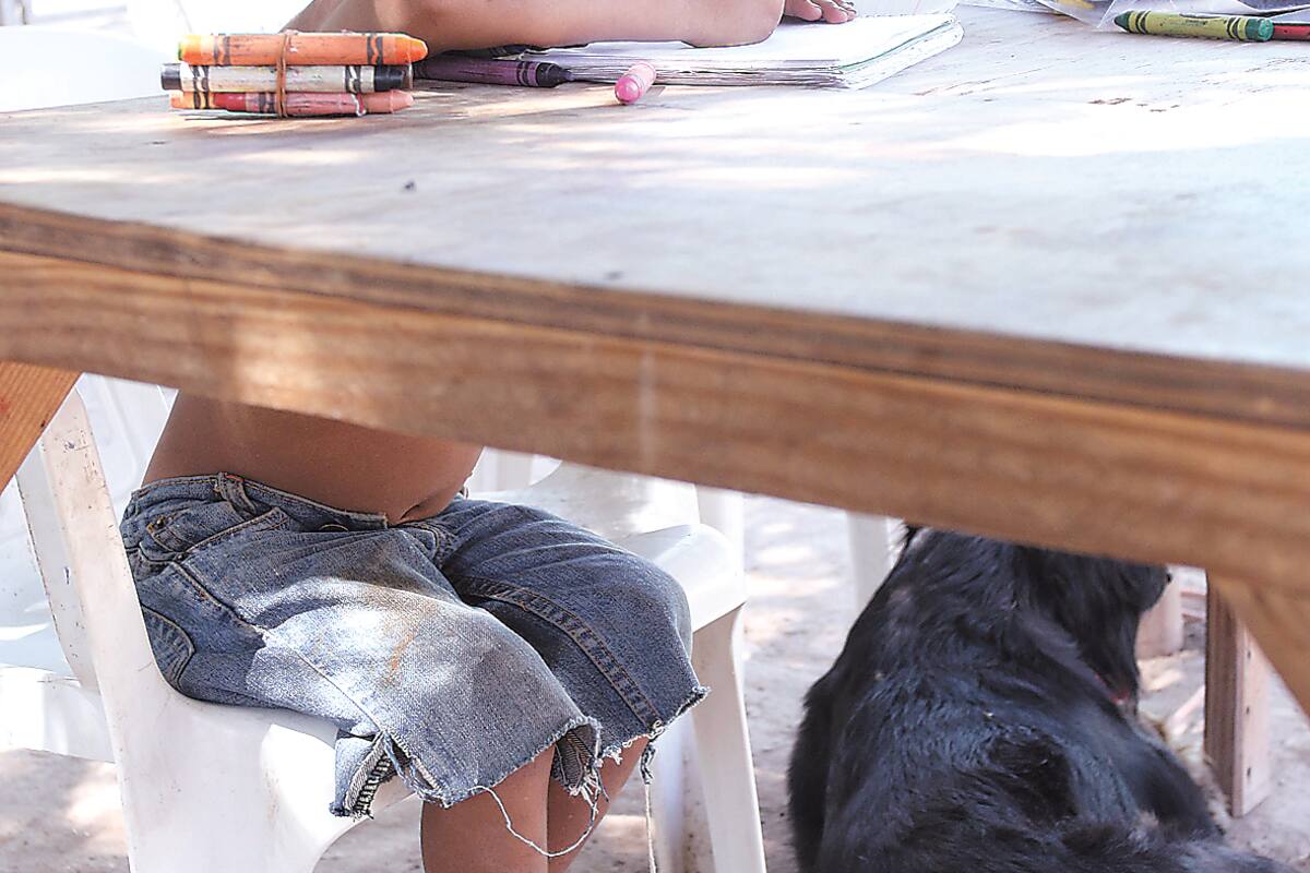 Sin TV ni computadora, familias hacen milagros por las clases de los niños