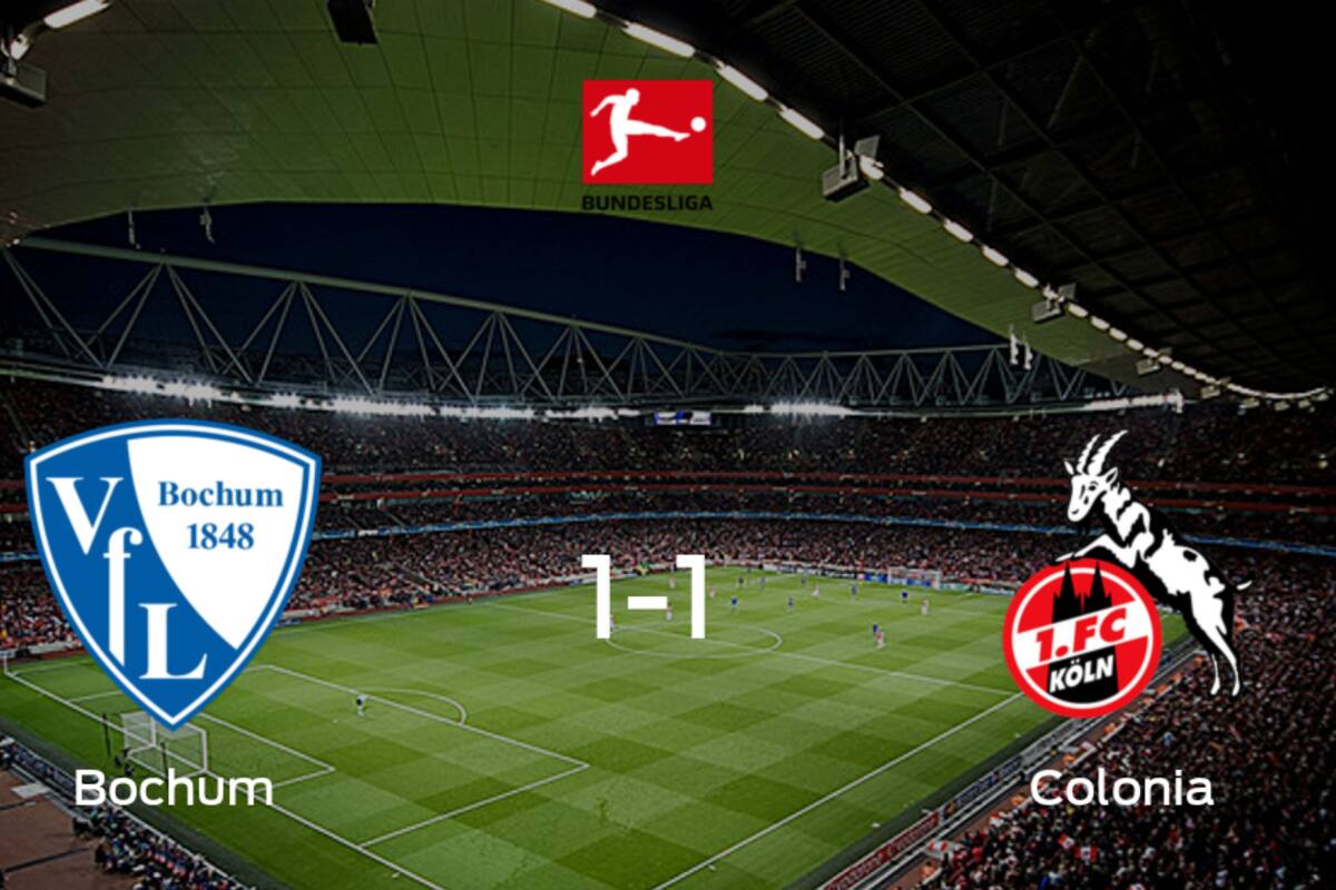 Colonia consigue un empate frente a Bochum (1-1)