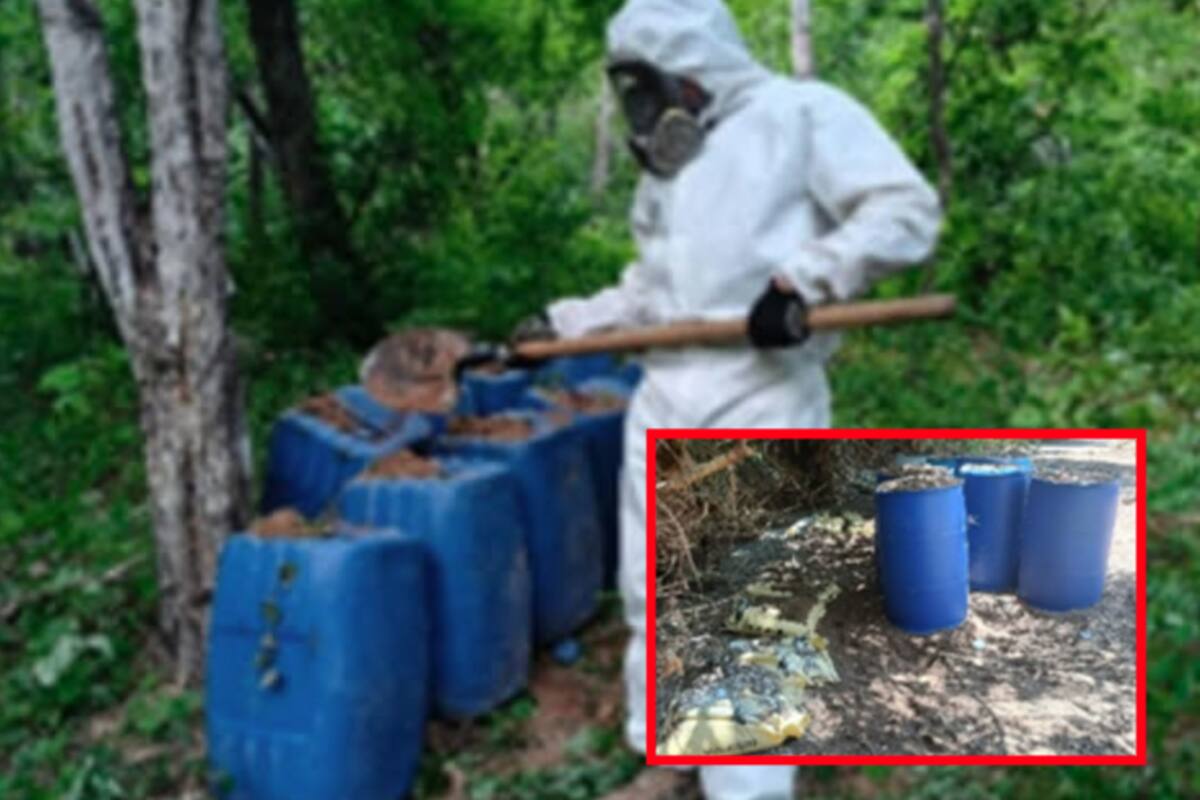 Desmantelan 3 centros de químicos letales para drogas sintéticas en Sinaloa