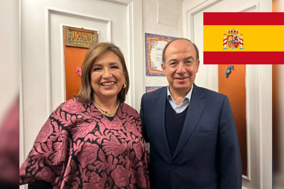 Xóchitl y Calderón se reúnen en Madrid; así fue el encuentro
