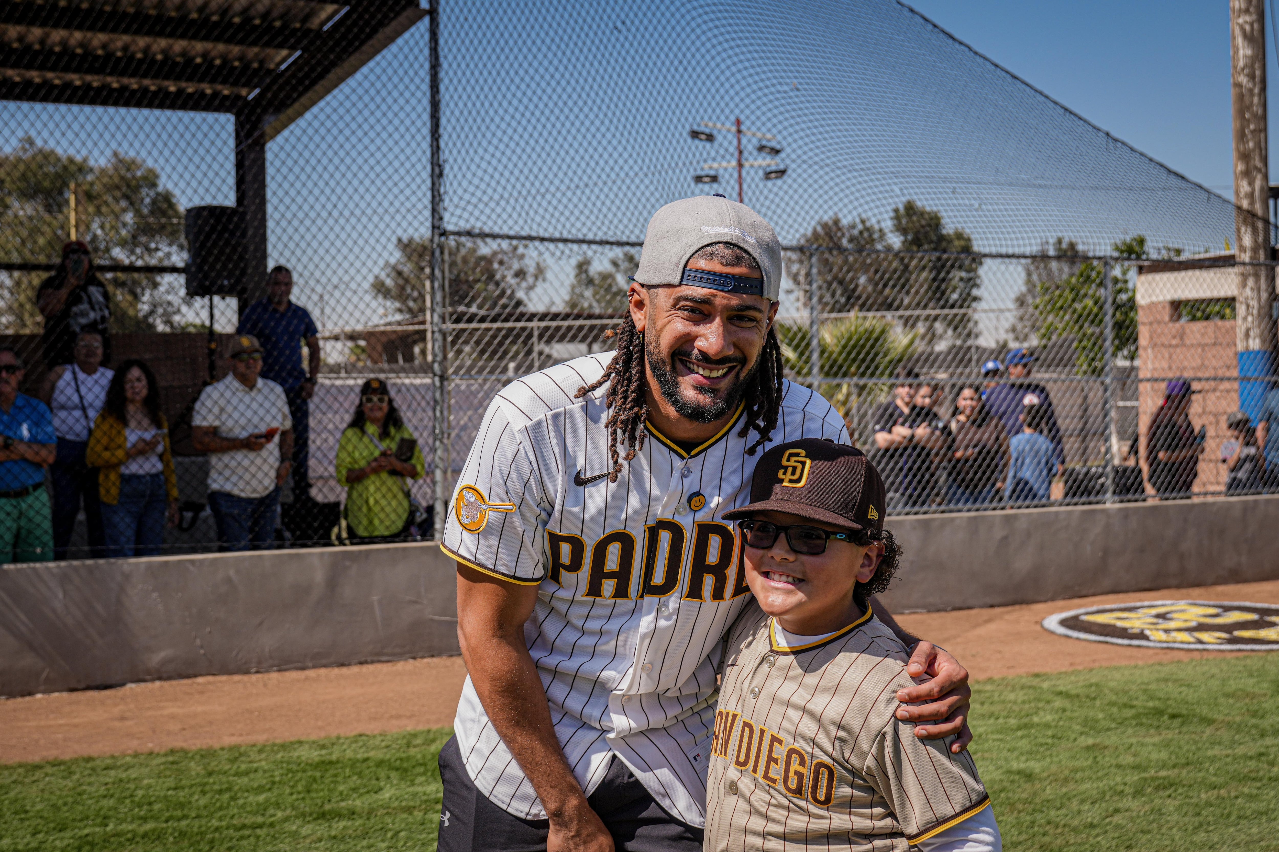 Fernando Tatis Jr tiene un campo a su nombre en la Liga Municipal de Tijuana Foto: Leonardo González
