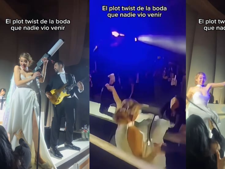 Novia sufre una fuerte caída durante su boda y todo queda grabado